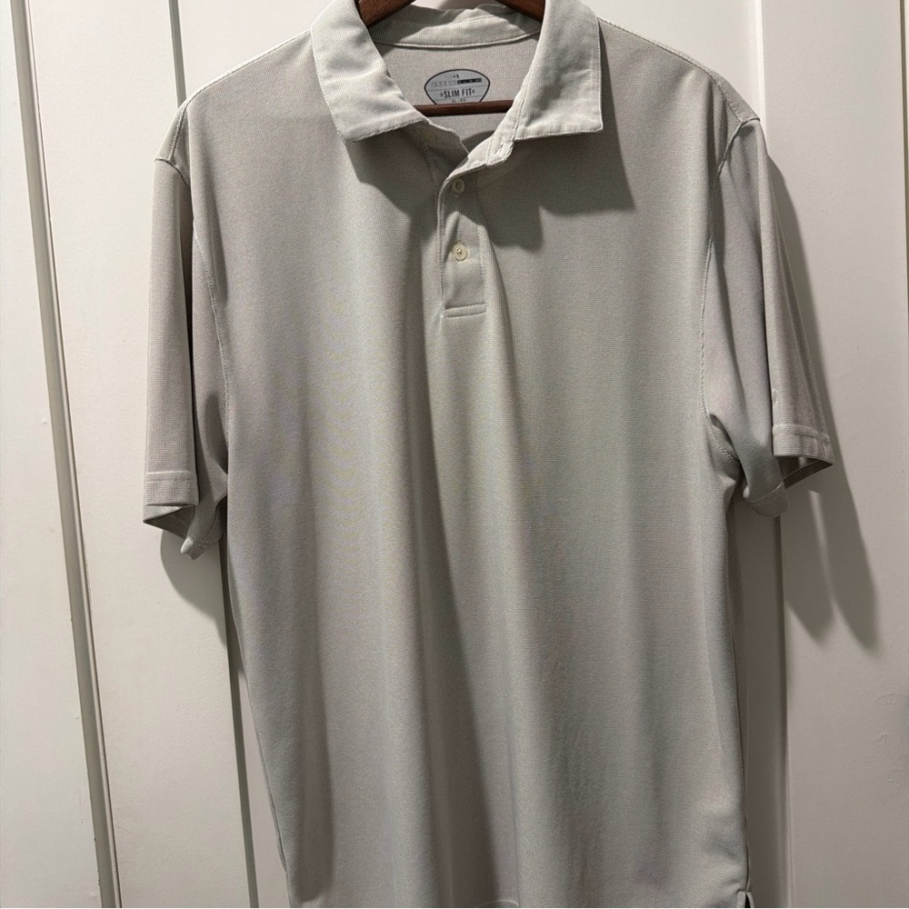Grand Slam Men's Classic Gray Polo Slim Fit Shirt Golf XL
